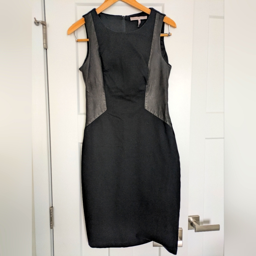 Halston Heritage Black Mini Dress